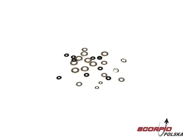 Washer Assortment. 6 sizes (27): 5TT / LOSB6535