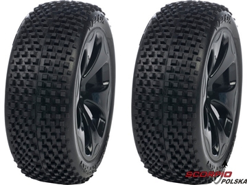 Koło przednie 3.3" Velox M3 / SC Raptor czarne (2) / MP-6105-M3