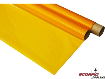 IronOnFilm - transparentna żółta 0.6x2m IronOnFilm - transparentna żółta 0.6x2m / NA022-020