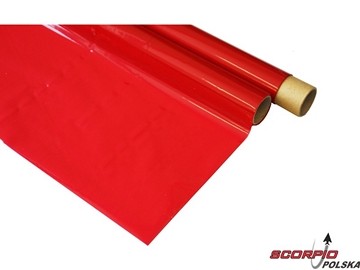 IronOnFilm - transparentna czerwona 0.6x2m IronOnFilm - transparentna czerwona 0.6x2m / NA022-025