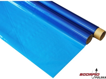 IronOnFilm - transparentna biało/niebieska 0.6x2m IronOnFilm - transparentna biało/niebieska 0.6x2m / NA022-026