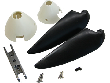 Śmigło składane węglowe 8.5x4.5" z kołpakiem i jarzmem / NA1004CF-8.5X4.5