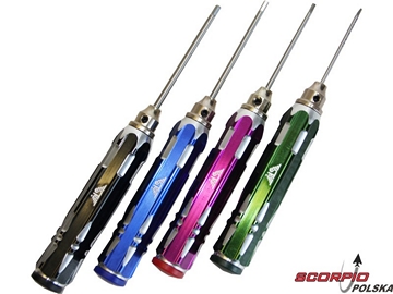 Komplet śrubokrętów imbus 1.5/2.0/2.5/3.0mm Komplet śrubokrętów imbus 1.5/2.0/2.5/3.0mm / NA3414A