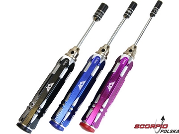 Komplet śrubokrętów z nasadką 4.5/5.5/7mm Komplet śrubokrętów z nasadką 4.5/5.5/7mm / NA3416