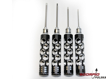 Komplet śrubokrętów imbus 1.5/2.0/2.5/3.0mm Komplet śrubokrętów imbus 1.5/2.0/2.5/3.0mm / NA3438