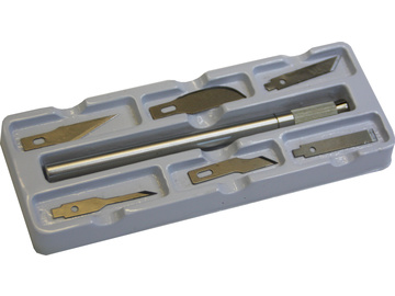 Nóż modelarski z zestawem ostrzy / NA3614CS