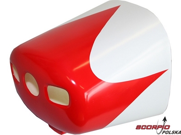 Sport Cub CW 1:4 biały - osłona silnika / NA8712A-24