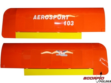 Aerosport 103 1:3 pomarańczowy - skrzydła / NA8713B-01