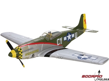 P-51D Mustang BL RTF Electric Mode 2 / PKZ1800I