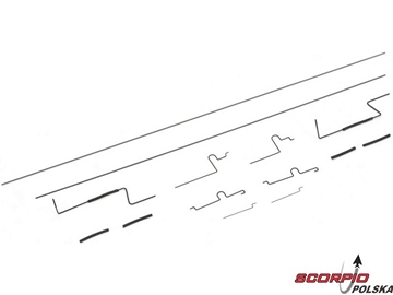 DeHaviland Mosquito - komlet cięgien DeHaviland Mosquito - komlet cięgien / PKZU1307