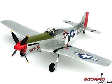 Ultra-Micro P-51D Mustang RTF z AS3X / PKZU2400