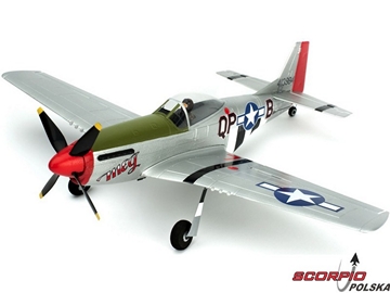 Ultra-Micro P-51D Mustang RTF Mode 1 z AS3X / PKZU2400M1