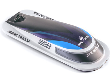 Proboat kabina biała/niebieska: Sonicwake 24" / PRB-3284