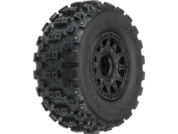 Pro-Line koło 2.2/3.0", opona Badlands MX M2, felga Raid H12 czarna (2) / PRO1015610