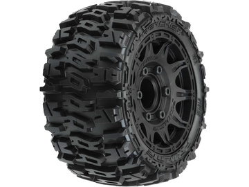 Pro-Line koło 2.8", opona Trencher LP, felga Raid H12 czarna (2) / PRO1015910