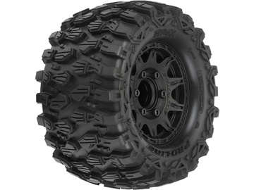Pro-Line koło 2.8", opona Hyrax, felga Raid H12 czarna (2) / PRO1019010