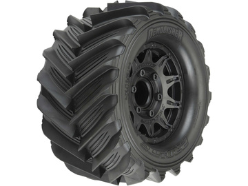 Pro-Line koło 2.8", opona Demolisher, felga Raid H12 czarna (2) / PRO1019610
