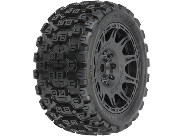Pro-Line kolo 5.7" opona Badlands MX57, felga Raid H24 czarna (2) / PRO1019811