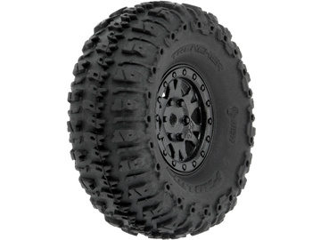 Pro-Line koło 1.0" Trencher, felga H7 czarna Impulse (4): SCX24 / PRO1020910