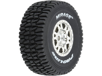 Pro-Line koło 1:16, opona Mirage TT, felga srebrna 12mm (4): Mojave Grom Pro-Line koło 1:16, opona Mirage TT, felga srebrna 12mm (4): Mojave Grom / PRO1025310