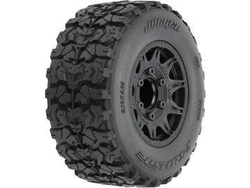 Pro-Line koło 1:10, opona 2.8" Jaeger HP, felga czarna H12/14mm(2) / PRO1029910