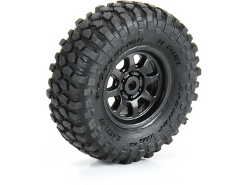 Pro-Line koło 1:30, opona BFG Krawler T/A KX, felga czarna Icon Nuevo (4): Axial SCX30 / PRO1030610