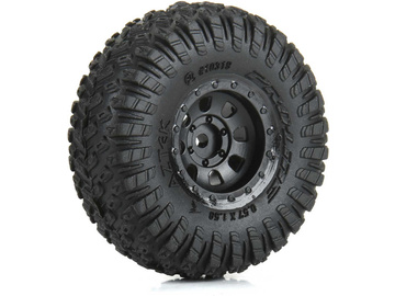 Pro-Line koło 1:30, opona Aztek, felga czarna Clobber (4): Axial SCX30 / PRO1031910