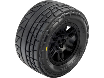 Pro-Line koło 1:16 z oponą Menace, felga Split Six czarna 12mm (2): Arrma Mini Kraton / PRO1034510