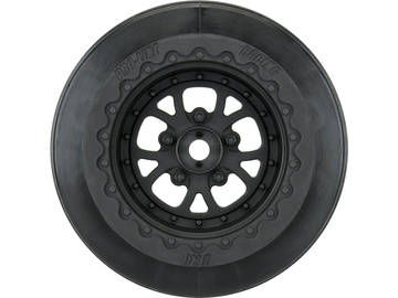 Pro-Line felga 2.2/3.0" Pomona Drag Spec tylna H12 czarna (2) / PRO277603