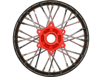 Pro-Line felga tylna Pro-Spec V2 Bead, aluminium, czarna/czerwona: Promoto-SM / PRO284800T2