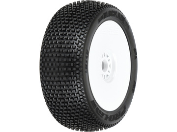 Pro-Line kolo 3.3", opona Blockade S3 Buggy Tires, felga H17 biała (2) / PRO9039233