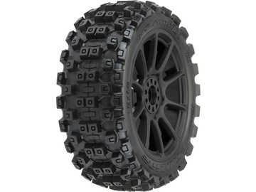 Pro-Line kolo 3.3", opona Badlands MX M2 Buggy, felga Mach 10 H17 czarna (2) / PRO906721