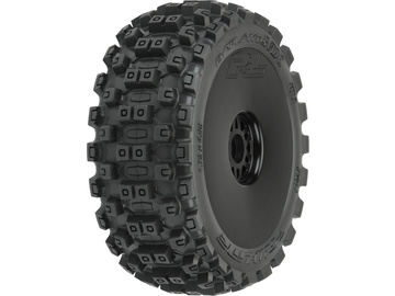 Pro-Line kolo 3.3", opona Badlands MX M2 Buggy, felga H17 czarna (2) / PRO906741