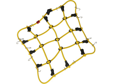 Robitronic siatka mocująca z haczykami 15x12cm żółta / R21001Y