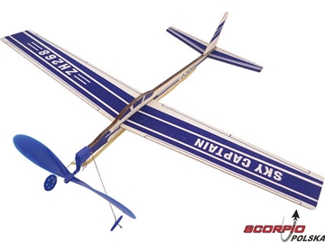 Rzutka Sky Captain na napęd gumowy / RA-ZT06301