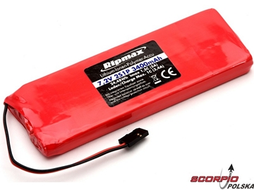 LiPol Ripmax 2S 3400mAh Tx Futaba FX20/22/30/32 / RO-FTB2S3400
