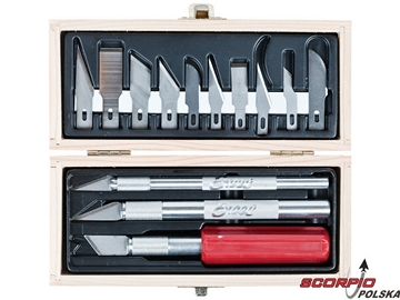 EX hobby zestaw 3 noży i 10 ostrzy / RT-EX44282