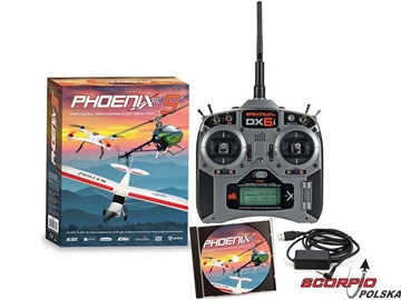 Phoenix RC Pro V5.0 symulator + DX6i Mode 1-2 / RTM50R6630