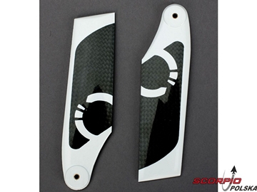 Revolution węglowe łopaty wirn ogonowego 3D 115mm / RVOT011500