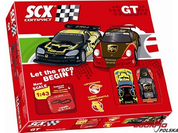 SCX Compact GT Porsche 911 vs Corvette C6R / SCX31970