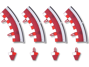 SCX Pobocze zakrętu wewnętrznego komplet (4) / SCXU10327X200