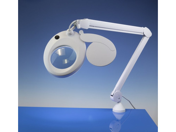 Lightcraft lampa stołowa Slim Line LED z lupą / SH-LC8076LED/EUK