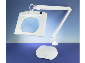 Lightcraft lampa stołowa z prostokątną lupą / SH-LC8079LED/EUK