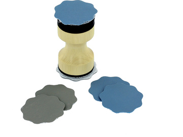 Modelcraft mini osełka, 6x papier ścierny / SH-PAB1401/S