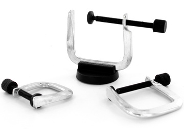 Modelcraft mini klamry 3szt ze stojakiem magnetycznym / SH-PCL1003