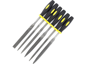 Modelcraft pilníki z rękojeścią (zestaw 6szt) Modelcraft pilníki z rękojeścią (zestaw 6szt) / SH-PFL1006