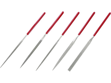 Modelcraft diamentowe pilniki iglaki (zestaw 5szt) / SH-PFL6002