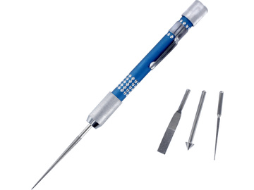 Modelcraft diamentowe pilniki iglaki i rękojeść (zestaw 4 szt) / SH-PFL6009