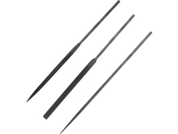Modelcraft precyzyjne pilniki iglaki 160mm (zestaw 3szt) / SH-PKF3443/2