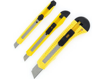 Modelcraft noże łamane zestaw 3 szt Modelcraft noże łamane zestaw 3 szt / SH-PKN1003